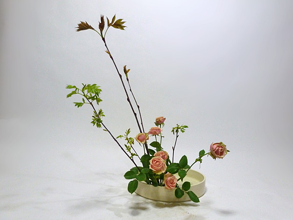 2014年4月1日火曜日、福島県郡山市・菅野草苑（かんのそうえん）教室で学ぶ谷村滋穂さんの作品