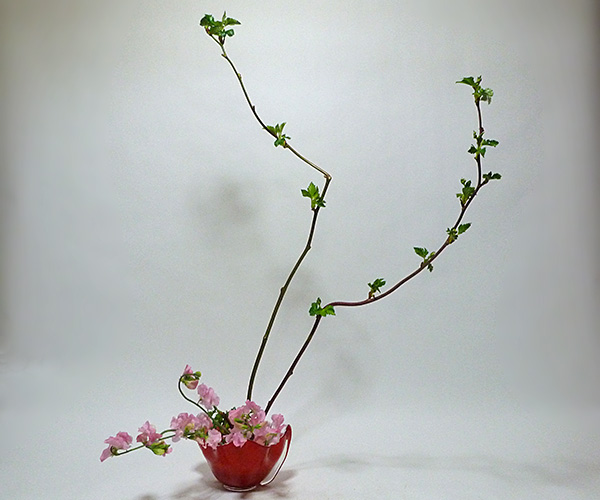 2014年4月28日月曜日、福島県郡山市・菅野草苑（かんのそうえん）教室で学ぶ円谷友子さんの作品