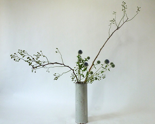 2014年8月22日金曜日、福島県郡山市・菅野草苑（かんのそうえん）教室で学ぶ佐藤知佳さんの作品