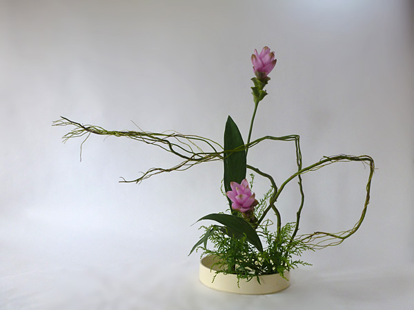 2014年8月13日水曜日、福島県郡山市・菅野草苑（かんのそうえん）教室で学ぶ秋元寛子さんの作品