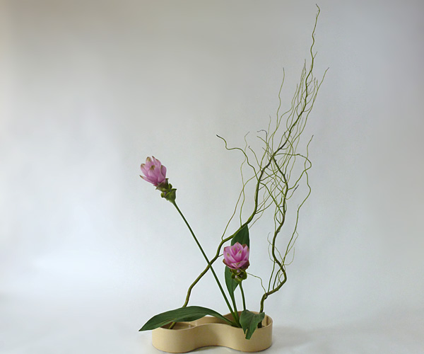 2014年8月14日木曜日、福島県郡山市・菅野草苑（かんのそうえん）教室で学ぶ本間草葵さんの作品