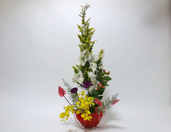 2014年12月22日月曜日、福島県郡山市・菅野草苑（かんのそうえん）教室で学ぶ遠山ハツ子さんの作品