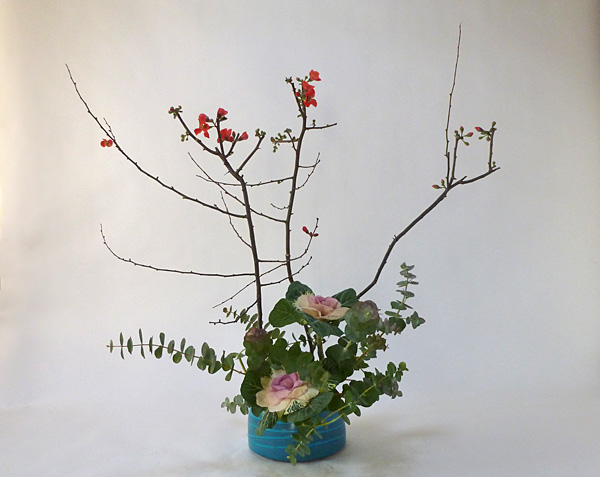 2014年12月5日金曜日、福島県郡山市・菅野草苑（かんのそうえん）教室で学ぶ菅野草苑さんの作品