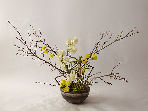 2014年2月4日火曜日、福島県郡山市・菅野草苑（かんのそうえん）教室で学ぶ秋元寛子さんの作品