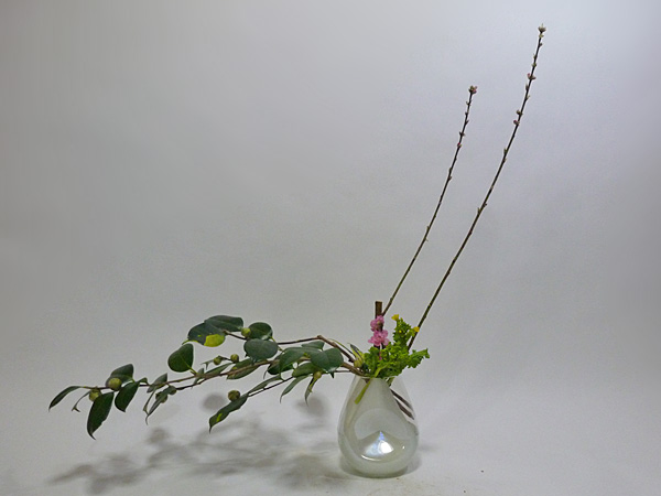 2014年2月20日木曜日、福島県郡山市・菅野草苑（かんのそうえん）教室で学ぶ大河原喜恵さんの作品