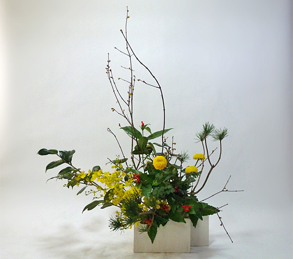 2014年1月6日月曜日、福島県郡山市・菅野草苑（かんのそうえん）教室で学ぶ遠山ハツ子さんの作品