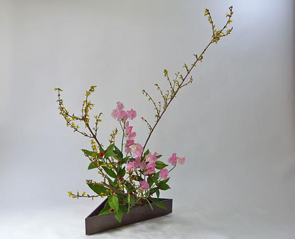 2014年1月20日月曜日、福島県郡山市・菅野草苑（かんのそうえん）教室で学ぶ秋元寛子さんの作品