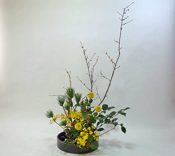 2014年1月9日木曜日、福島県郡山市・菅野草苑（かんのそうえん）教室で学ぶ大河原喜恵さんの作品