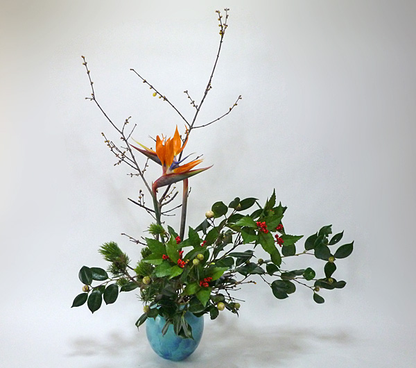 2014年1月7日火曜日、福島県郡山市・菅野草苑（かんのそうえん）教室で学ぶ円谷友子さんの作品