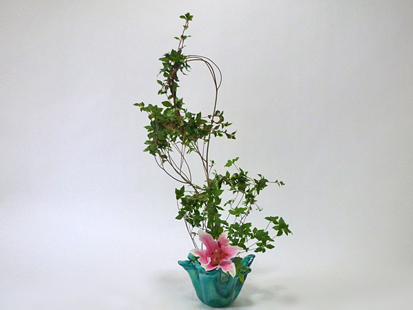 2014年7月23日水曜日、福島県郡山市・菅野草苑（かんのそうえん）教室で学ぶ七海彩夏さんの作品