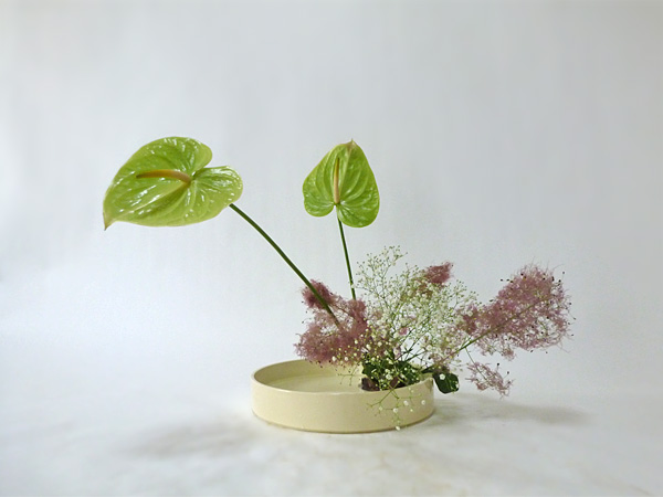 2014年7月8日火曜日、福島県郡山市・菅野草苑（かんのそうえん）教室で学ぶ佐藤知佳さんの作品