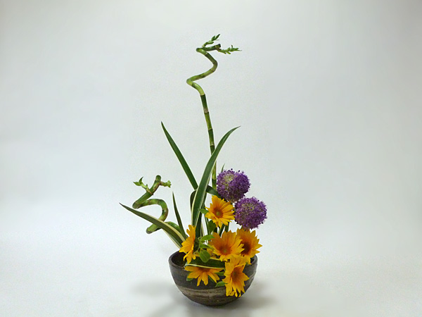 2014年7月3日木曜日、福島県郡山市・菅野草苑（かんのそうえん）教室で学ぶ遠山ハツ子さんの作品