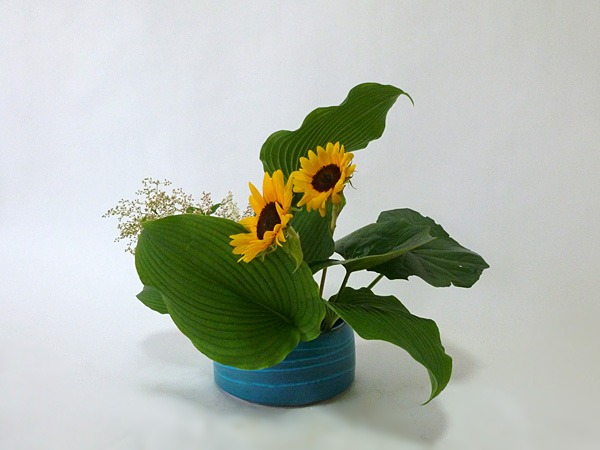 2014年7月29日火曜日、福島県郡山市・菅野草苑（かんのそうえん）教室で学ぶ遠山ハツ子さんの作品