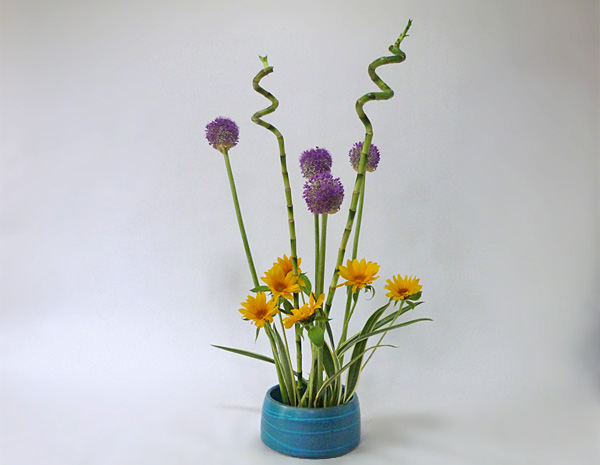 2014年7月4日金曜日、福島県郡山市・菅野草苑（かんのそうえん）教室で学ぶ石本草佳さんの作品