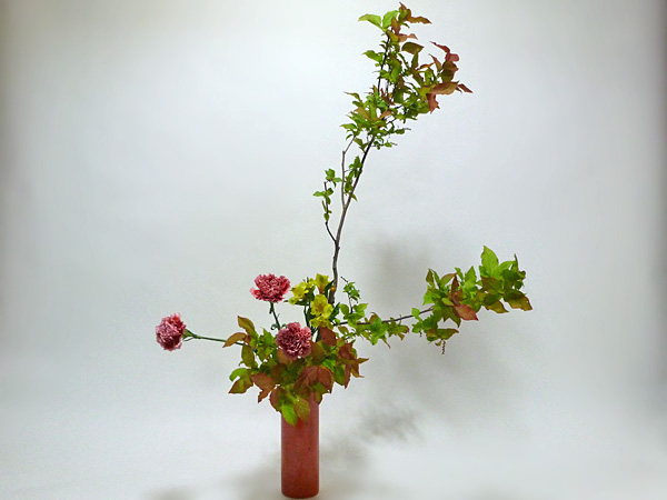 2014年6月12日月曜日、福島県郡山市・菅野草苑（かんのそうえん）教室で学ぶ谷村滋穂さんの作品