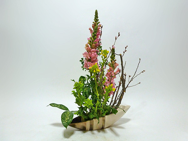 2014年3月14日金曜日、福島県郡山市・菅野草苑（かんのそうえん）教室で学ぶ七海彩夏さんの作品