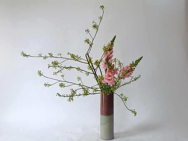 2014年3月18日火曜日、福島県郡山市・菅野草苑（かんのそうえん）教室で学ぶ秋元寛子さんの作品