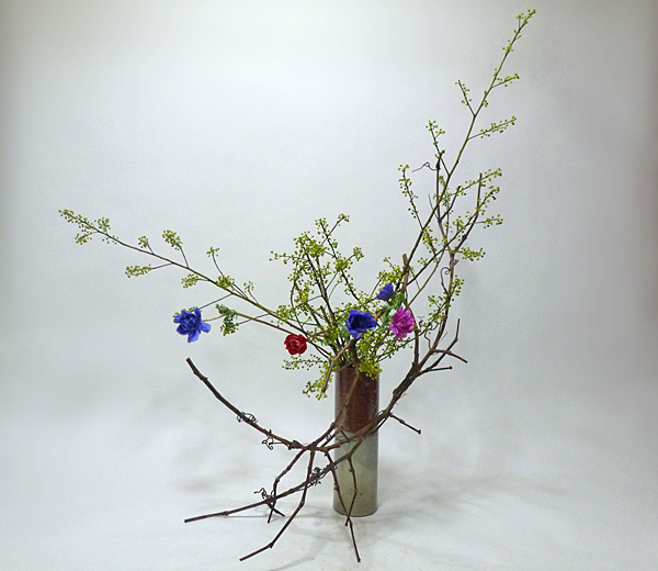 2014年3月10日月曜日、福島県郡山市・菅野草苑（かんのそうえん）教室で学ぶ石本草佳さんの作品