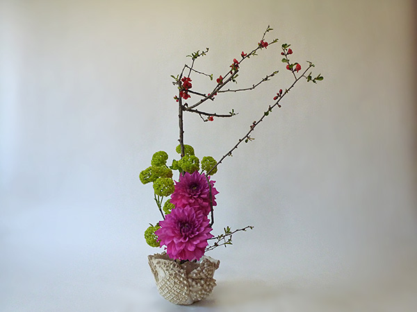 2014年5月22日木曜日、福島県郡山市・菅野草苑（かんのそうえん）教室で学ぶ遠山ハツ子さんの作品