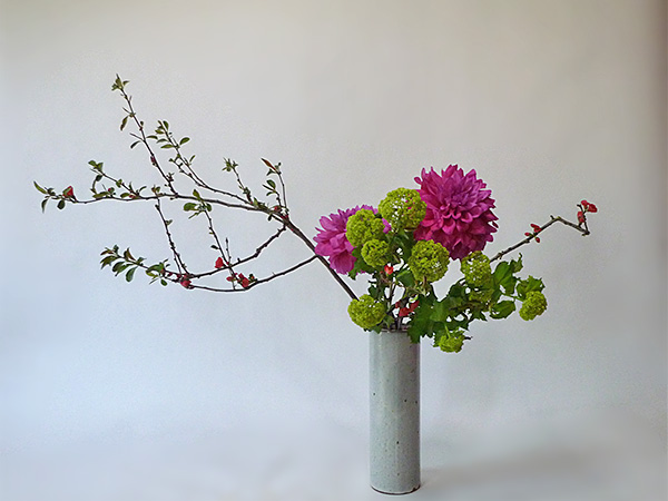 2014年5月15日木曜日、福島県郡山市・菅野草苑（かんのそうえん）教室で学ぶ石本草佳さんの作品