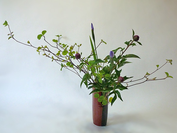 2014年5月27日火曜日、福島県郡山市・菅野草苑（かんのそうえん）教室で学ぶ石本草佳さんの作品