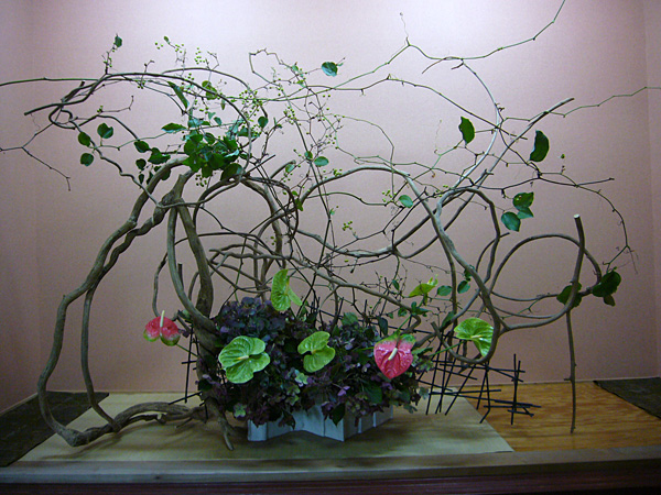 2014年11月11日火曜日、福島県郡山市・菅野草苑（かんのそうえん）教室で学ぶ石本草佳さんの作品