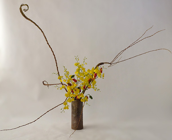 2014年11月28日金曜日、福島県郡山市・菅野草苑（かんのそうえん）教室で学ぶ本間草葵さんの作品