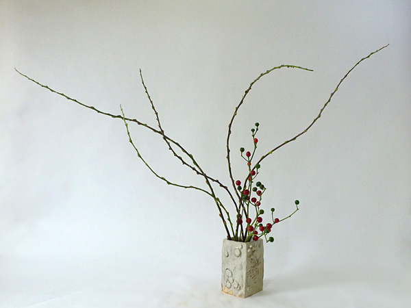 2014年10月10日金曜日、福島県郡山市・菅野草苑（かんのそうえん）教室で学ぶ秋元寛子さんの作品