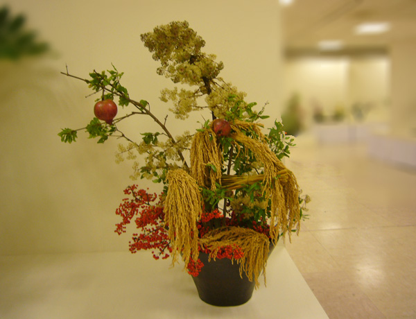 2014年10月28日火曜日、福島県郡山市・菅野草苑（かんのそうえん）教室で学ぶ大河原喜恵さんの作品