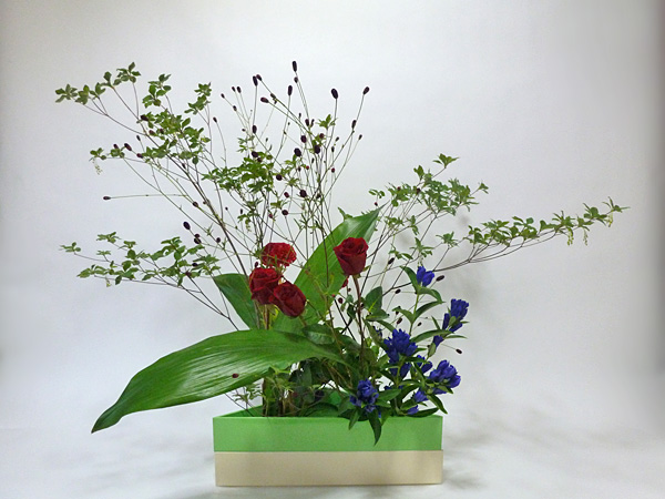 2014年10月15日水曜日、福島県郡山市・菅野草苑（かんのそうえん）教室で学ぶ石本草佳さんの作品