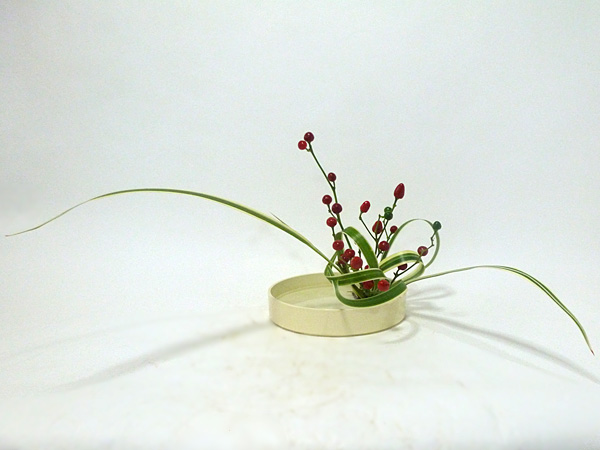 2014年10月23日木曜日、福島県郡山市・菅野草苑（かんのそうえん）教室で学ぶ谷村滋穂さんの作品