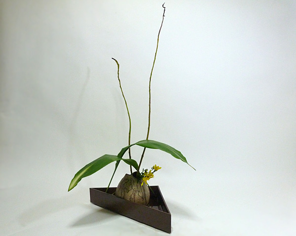 2014年10月17日木曜日、福島県郡山市・菅野草苑（かんのそうえん）教室で学ぶ円谷友子さんの作品