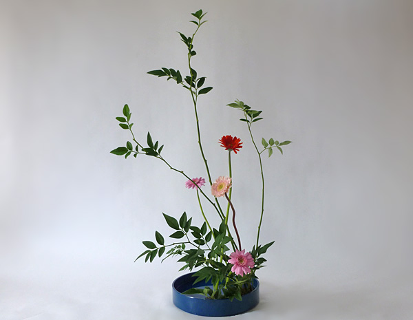 2014年9月24日水曜日、福島県郡山市・菅野草苑（かんのそうえん）教室で学ぶ秋元寛子さんの作品