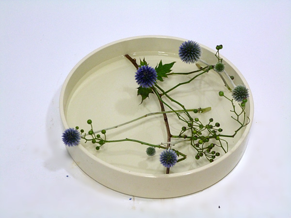 2014年9月1日月曜日、福島県郡山市・菅野草苑（かんのそうえん）教室で学ぶ大河原喜恵さんの作品