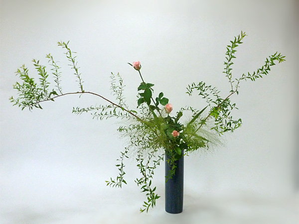 2014年9月30日火曜日、福島県郡山市・菅野草苑（かんのそうえん）教室で学ぶ石本草佳さんの作品