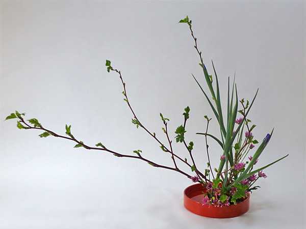 2015年4月21日火曜日、福島県郡山市・菅野草苑（かんのそうえん）教室で学ぶ秋元寛子さんの作品