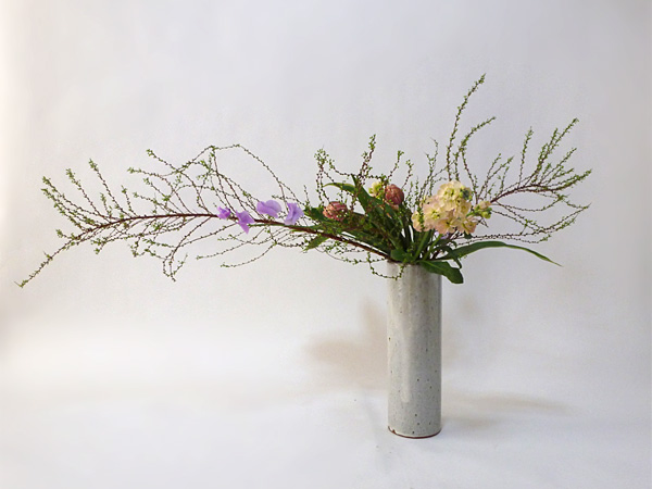 2015年4月2日木曜日、福島県郡山市・菅野草苑（かんのそうえん）教室で学ぶ秋元かなえさんの作品