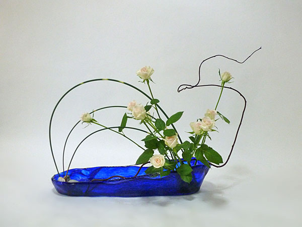 2015年8月6日木曜日、福島県郡山市・菅野草苑（かんのそうえん）教室で学ぶ大河原喜恵さんの作品