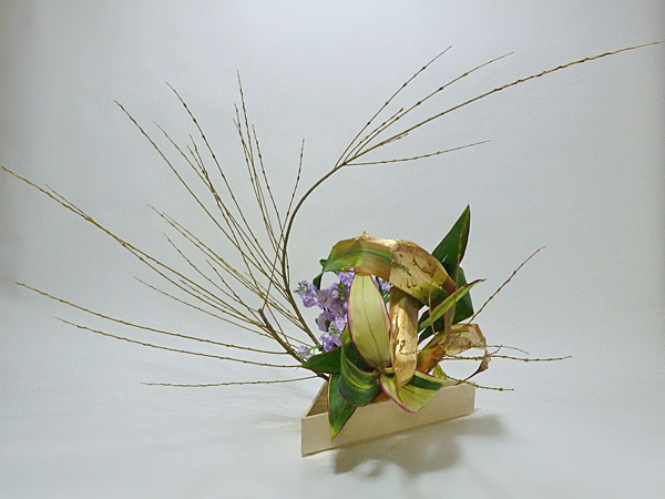 2015年12月15日月曜日、福島県郡山市・菅野草苑（かんのそうえん）教室で学ぶ大河原喜恵さんの作品