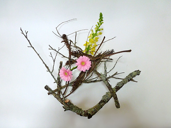 2015年2月20日金曜日、福島県郡山市・菅野草苑（かんのそうえん）教室で学ぶ遠山ハツ子さんの作品