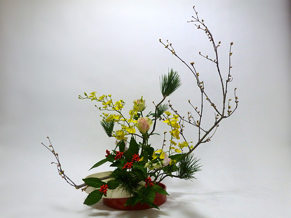 2015年1月9日	金曜日、福島県郡山市・菅野草苑（かんのそうえん）教室で学ぶ大河原喜恵さんの作品