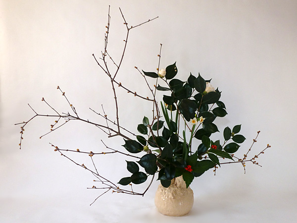 2015年1月1日木曜日、福島県郡山市・菅野草苑（かんのそうえん）教室で学ぶ菅野草苑さんの作品