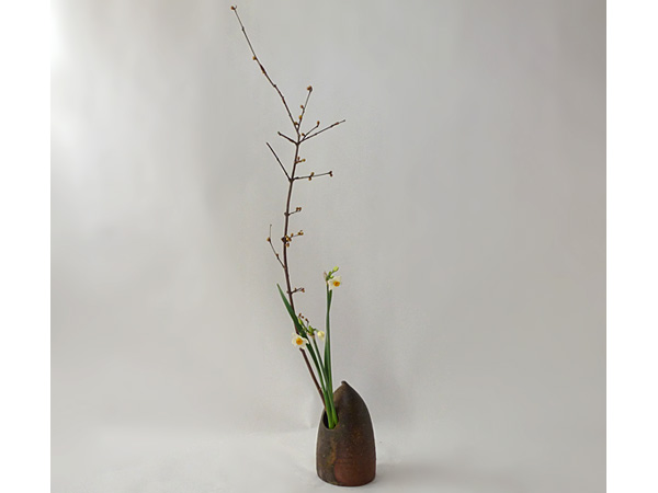 2015年1月13日火曜日、福島県郡山市・菅野草苑（かんのそうえん）教室で学ぶ円谷友子さんの作品