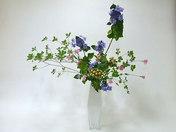 2015年7月31日金曜日、福島県郡山市・菅野草苑（かんのそうえん）教室で学ぶ石本草佳さんの作品