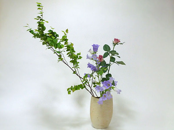 2015年6月29日月曜日、福島県郡山市・菅野草苑（かんのそうえん）教室で学ぶ遠山ハツ子さんの作品