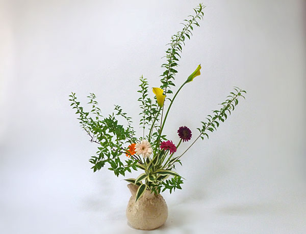 2015年6月24日水曜日、福島県郡山市・菅野草苑（かんのそうえん）教室で学ぶ秋元かなえさんの作品