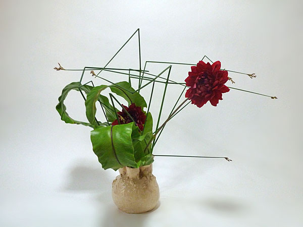 2015年6月1日月曜日、福島県郡山市・菅野草苑（かんのそうえん）教室で学ぶ石本草佳さんの作品