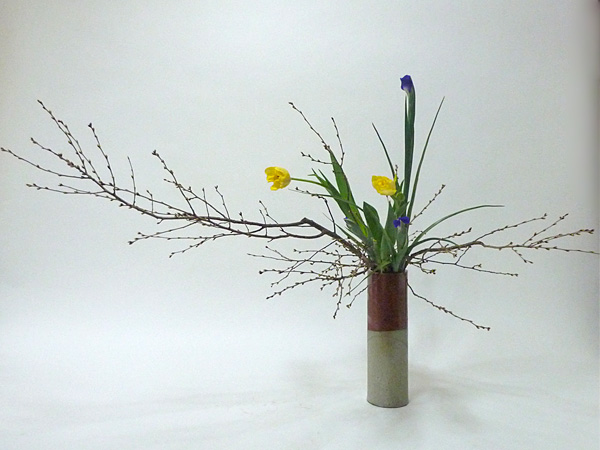 2015年3月23日月曜日、福島県郡山市・菅野草苑（かんのそうえん）教室で学ぶ秋元寛子さんの作品