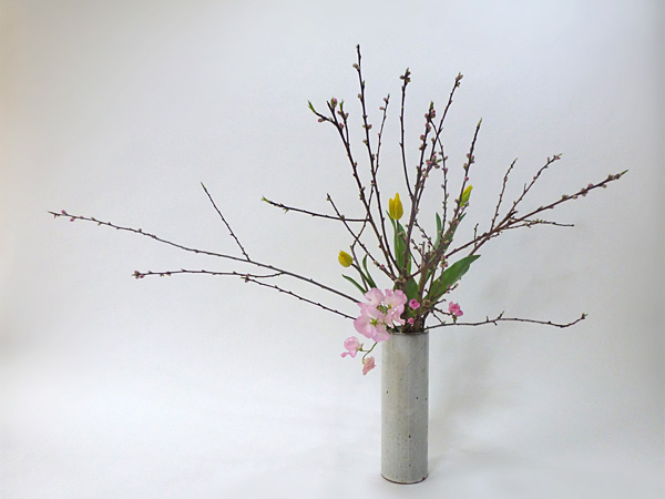 2015年3月2日月曜日、福島県郡山市・菅野草苑（かんのそうえん）教室で学ぶ本間草葵さんの作品