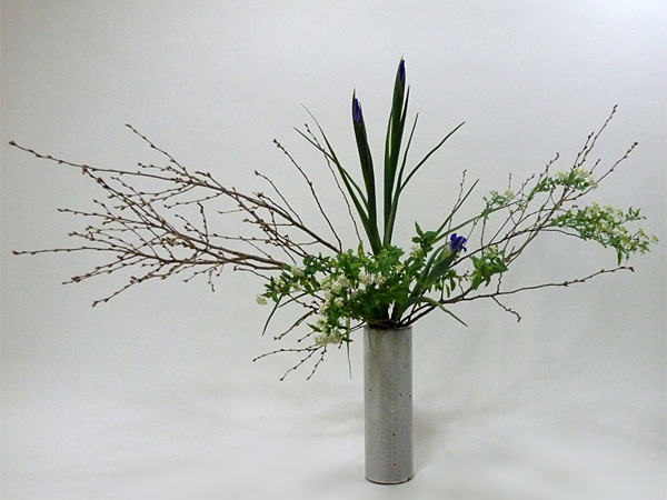 2015年3月10日火曜日、福島県郡山市・菅野草苑（かんのそうえん）教室で学ぶ本間草葵さんの作品